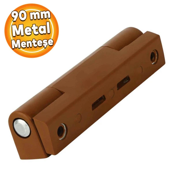 Pvc Pimapen Kapı Pencere Menteşesi Metal 90 mm Açık Kahverengi ürün görseli 1