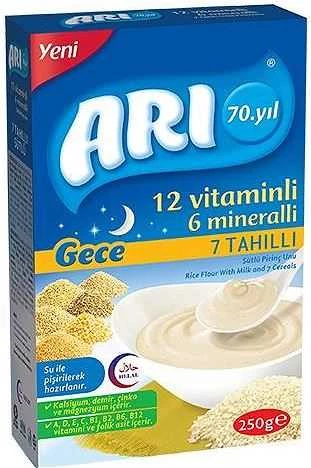 Arı Mama Gece 7 Tahıllı Sütlü Pirinç Unu 250 gr ürün görseli 1