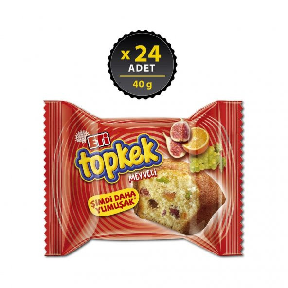 Eti Topkek Meyveli 40 g x 24 Adet ürün görseli 1