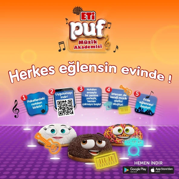 Eti Puf Renkli 18 g x 48 Adet - Resim 2