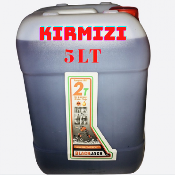 Lubco 2t k 2 Zamanlı Kırmızı Motosiklet Yağı 5 LT Bidon ürün görseli 1