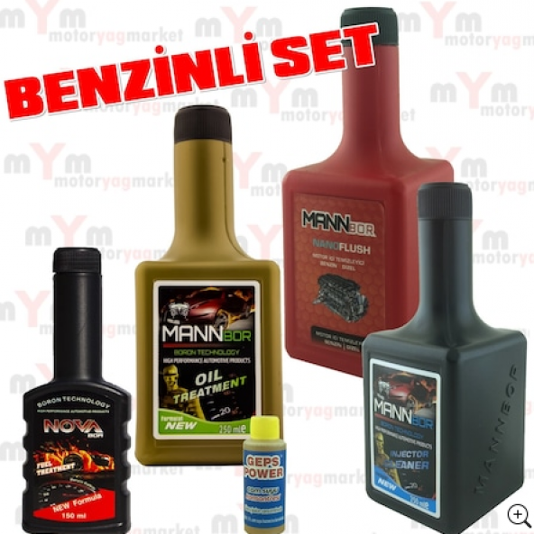 MannBor Benzinli Seti: Bor+Enjektör+Motor İçi+Benzi Katkı ürün görseli 1