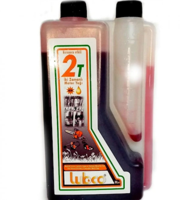 2t Lubco 2 zamanlı Ölçekli kırmızı Yağ 1 Litre ürün görseli 1
