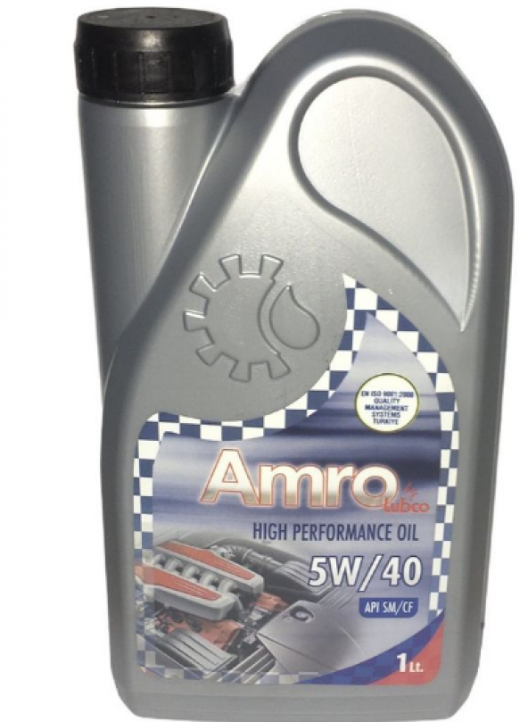 Amro 5w40 Tam Sentetik Motor Yağı 1 Litre ürün görseli 1