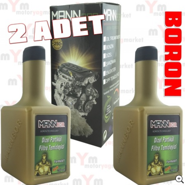 Mannbor DPF Dizel Partikül Filtre Temizleyici Katkı 250ml 2 ADET ürün görseli 1