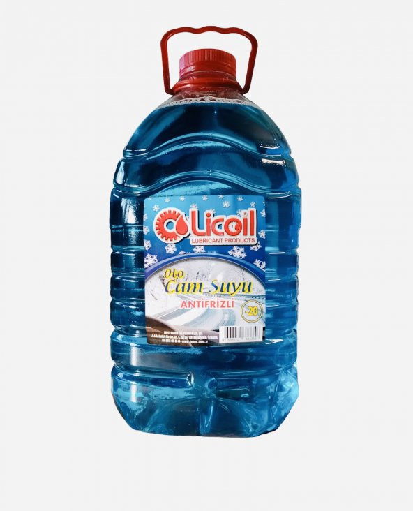 Licoil Antifrizli Oto Cam Suyu 5 Lt -20 Derece ürün görseli 1