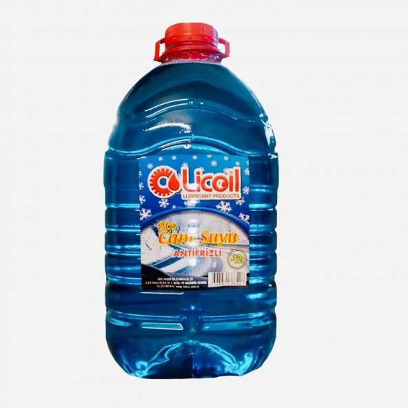 LİCOİL Antifrizli Oto Cam Suyu 5 Lt -12 Derece ürün görseli 1