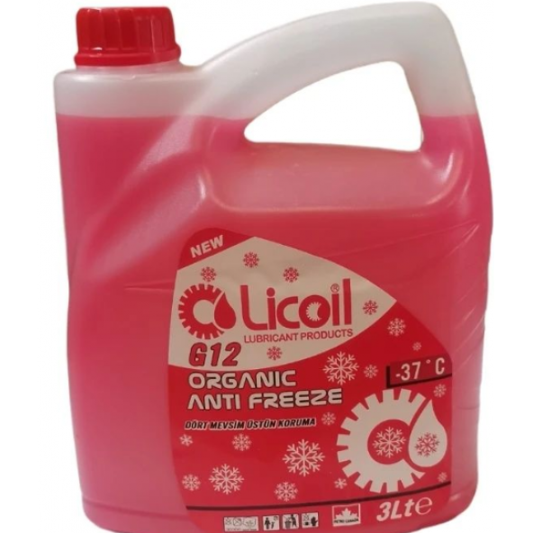 Licoil Antifriz Organik Kırmızı -37 C  3lt   2 Adet ürün görseli 1
