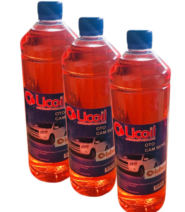 Licoil Yazlık Cam Suyu&Parfümlü&Şampuanlı 1 Litrex3 ürün görseli 1