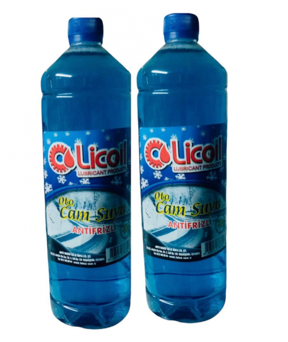 Licoil Antifrizli Oto Cam Suyu 2x 1 2 Litre 2adet 1 lt  -12 C ürün görseli 1