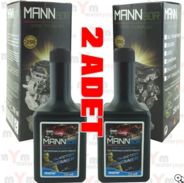 Mannbor Nano Enjektör Temizleyici Yakıt Katkısı 250ml x 2 ADET ürün görseli 1