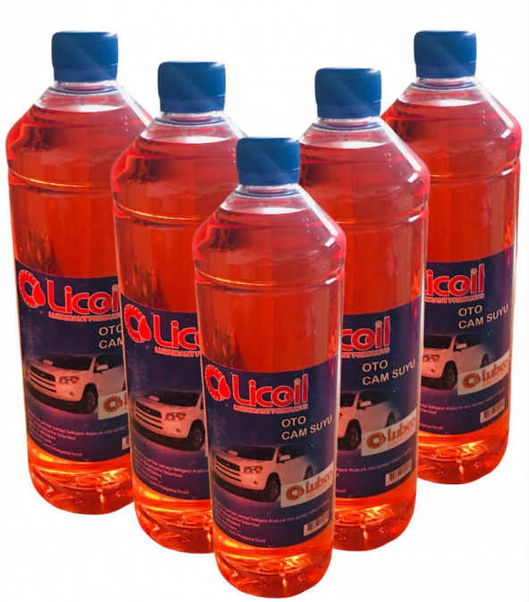 Licoil Yazlık Cam Suyu&Parfümlü&Şampuanlı 1 Litrex5 ürün görseli 1