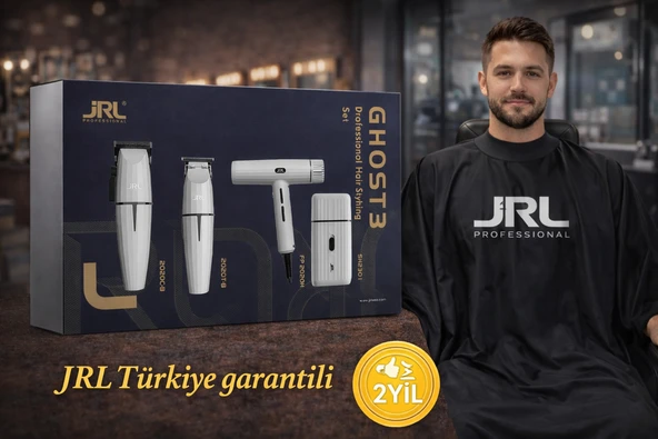jrl Profesyonel Onyx White GHOST Saç Kesim Makinesi ürün görseli 1