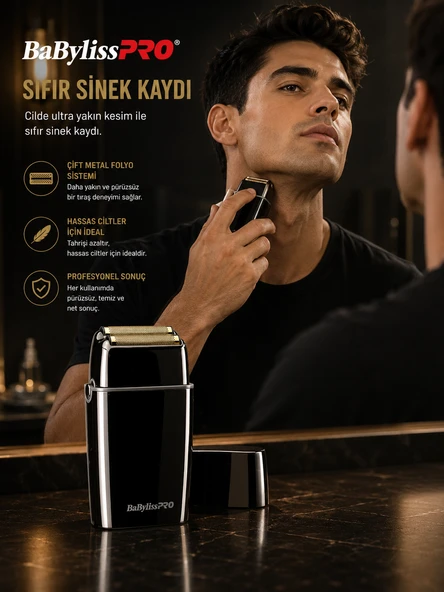Babyliss Pro FX 02 GSE Siyah Shaver Tıraş Makinesi ürün görseli 1