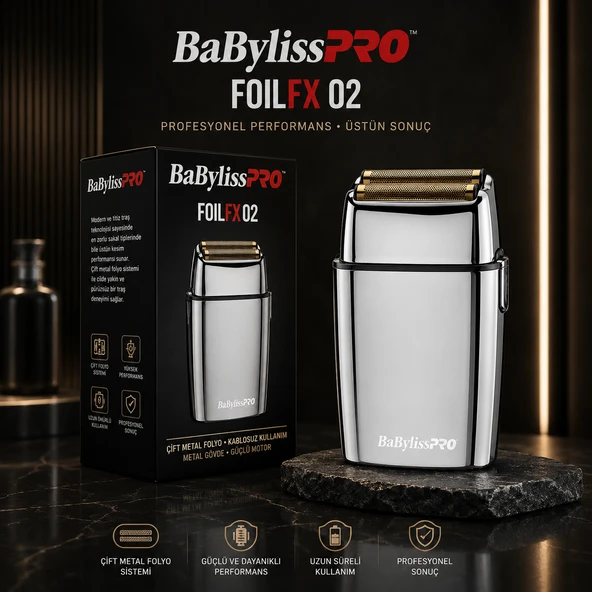 Babyliss Pro FX 02 Gri Shaver Tıraş Makinesi ürün görseli 1
