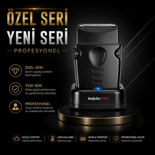 BaByliss Pro lo pro fx Limited edition Shaver Sıfırlama Tıraş Makinesi ürün görseli 1