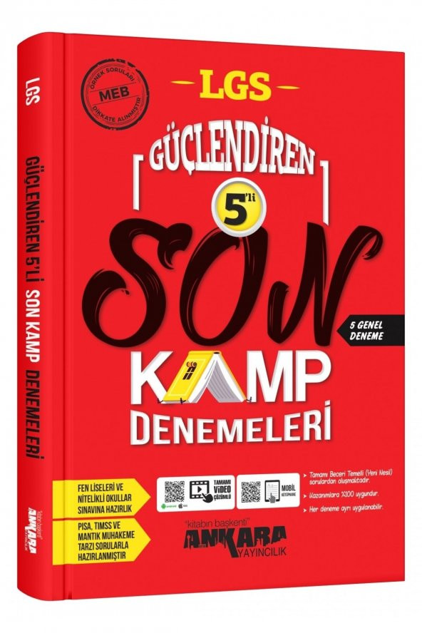 Ankara Yayınları Lgs Güçlendiren 5li Kamp Denemeleri ürün görseli 1