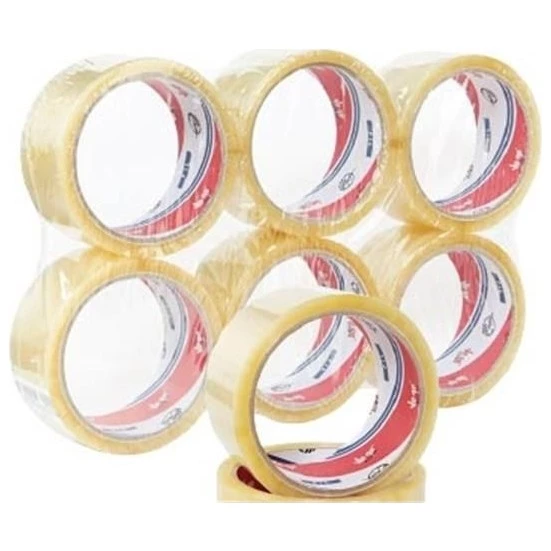 Ve-ge Aslan Şeffaf Koli Bandı 45mm x 40m 6 Adet ürün görseli 1