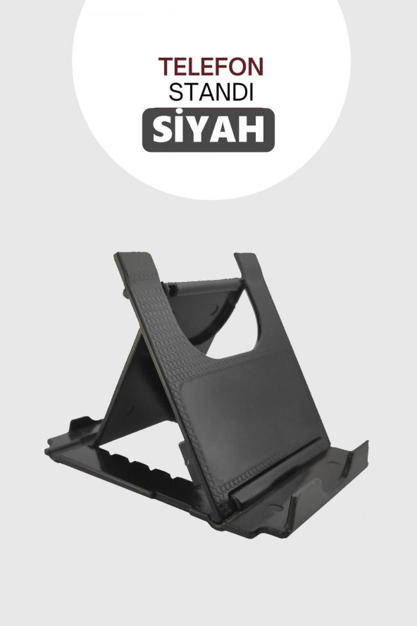 ANKABOSS Cep Telefon Standı Siyah - Resim 3