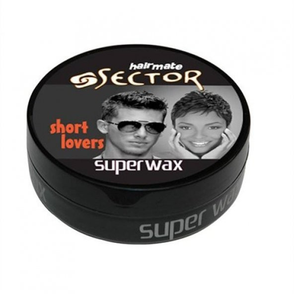 Sector Hairmate Superwax Islak Görünüm Siyah Wax 150 Ml ürün görseli 1