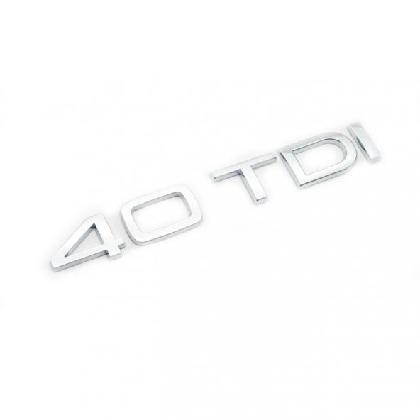 AUDI 40 TDI KROM BAGAJ YAZISI ürün görseli 1