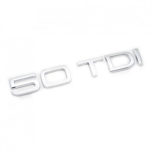 AUDI 50 TDI KROM BAGAJ YAZISI ürün görseli 1