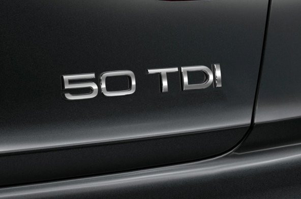 AUDI 50 TDI KROM BAGAJ YAZISI - Resim 2