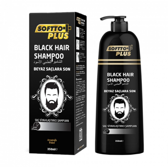 Softto Plus Siyahlaştırıcı Şampuan 350 Ml ürün görseli 1