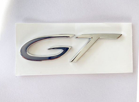 PORSCHE GT KROM BAGAJ YAZISI - Resim 2