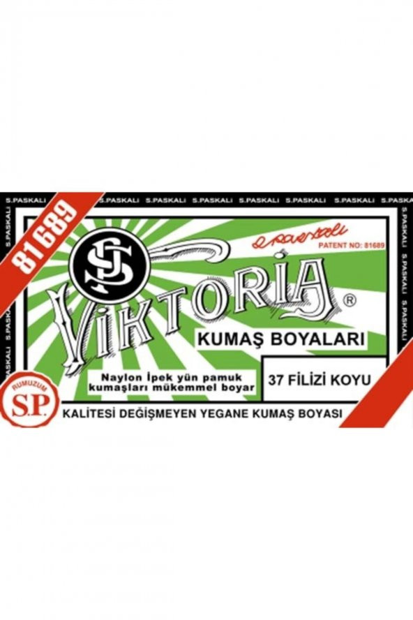 Viktoria Toz Kumaş Boyası - 10-13 gr - 37 Filizi Koyu ürün görseli 1