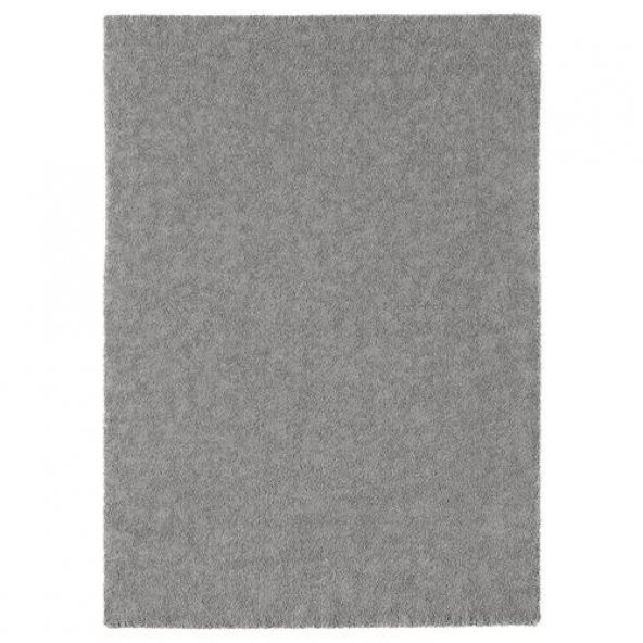 Kalın Tüylü Halı Gri Renk MeridyenDukkan 170x240 cm IKEA Sentetik Elyaf-Dayanıklı ,Modern ürün görseli 1