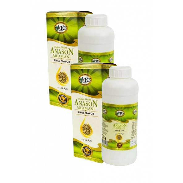 2 Adet Krk Gıda Anason Aroması 1 Litre x 2 ürün görseli 1