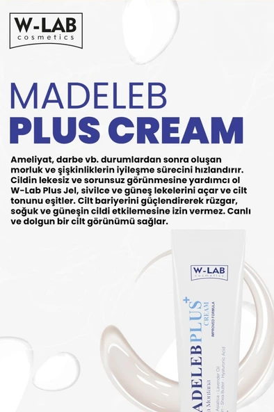 W Lab Kozmetik Madeleb Plus Krem 2 Li Paket - Resim 2