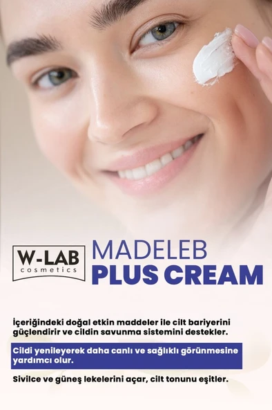 W Lab Kozmetik Madeleb Plus Krem 2 Li Paket - Resim 4