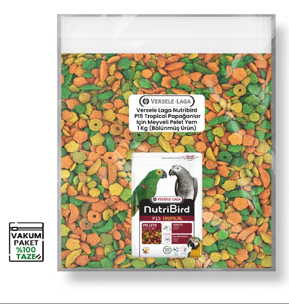Versele Laga Nutribird P15 Tropical 1 KG Poşette (Açık) Yem   Skt:04/2027 ürün görseli 1