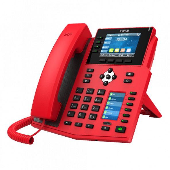 Fanvil X5U-R Özel Kırmızı IP Telefon ürün görseli 1