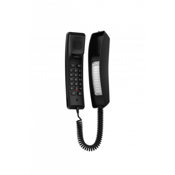 Fanvil H2U Duvar Tipi IP Telefon (PoE) Siyah ürün görseli 1