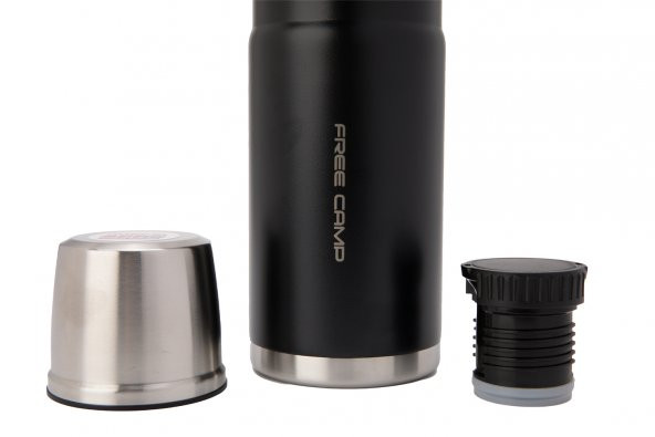 FreeCamp Nevada Termos 1 Litre Siyah - Resim 2