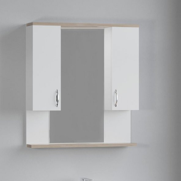 Denko Akyazı 80 cm MDF Alize Banyo Dolabı Üst Modülü ürün görseli 1