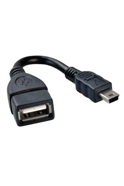 Mini USB OTG Kablo - 5 Pin USB Çevirici Kablo - Resim 3
