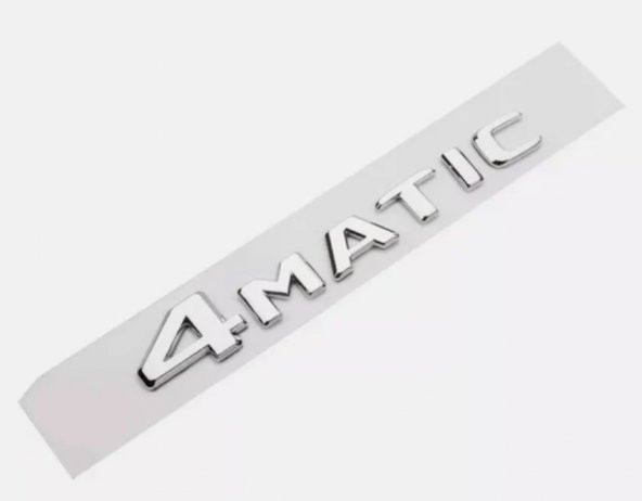4MATIC KONSOL KOKPİT ARAÇ İÇİ KROM YAZI ürün görseli 1