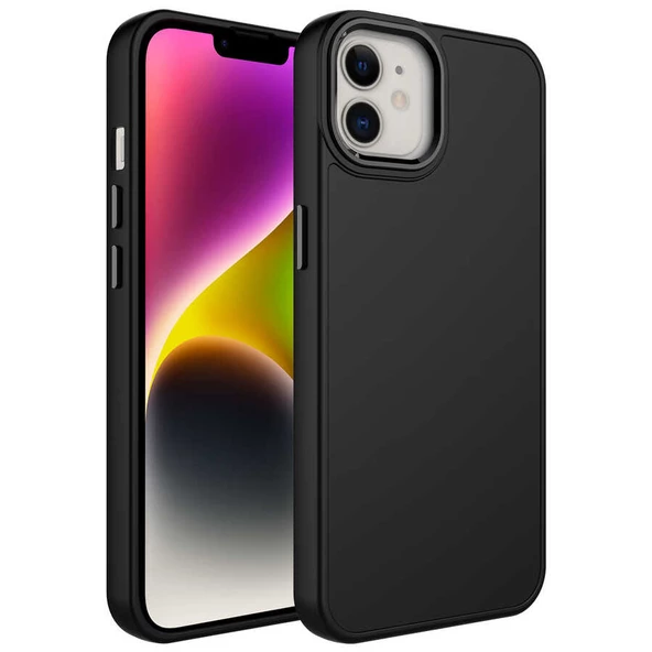 Apple iPhone 11 Kılıf Luna Dışı Soft Yumuşak İçi Kadife Kılıf ürün görseli 1