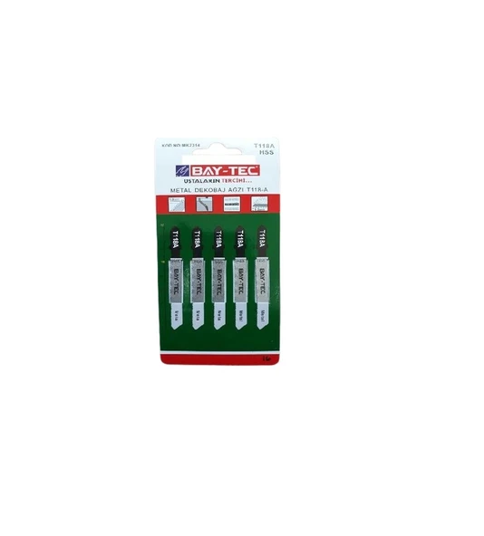 BAY-TEC METAL DEKUPAJ UCU T118A MK2314 1 KARTELA (5 ADET) ürün görseli 1
