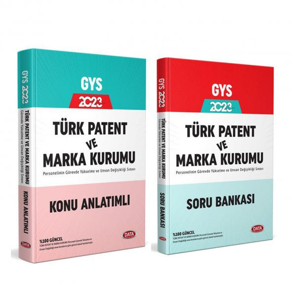 Data Yayınları 2023 Türk Patent ve Marka Kurumu GYS Konu ve Soru Seti 2 Kitap ürün görseli 1