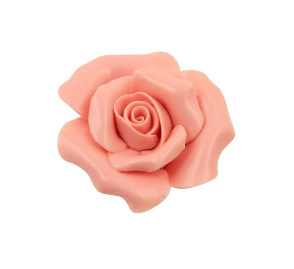 Seramik Gül Kulp Pembe - 2 Adet ürün görseli 1