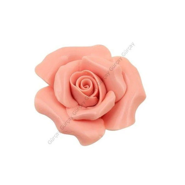 Seramik Gül Kulp Pembe - 2 Adet - Resim 2