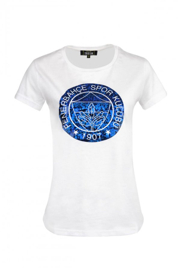 Fenerbahçe Orijinal Kadın Tribün Yaldızlı T-Shirt ürün görseli 1