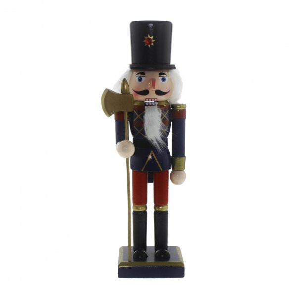 25cm Kurşun Asker Ahşap Yılbaşı Dekoru Mod.7 ürün görseli 1