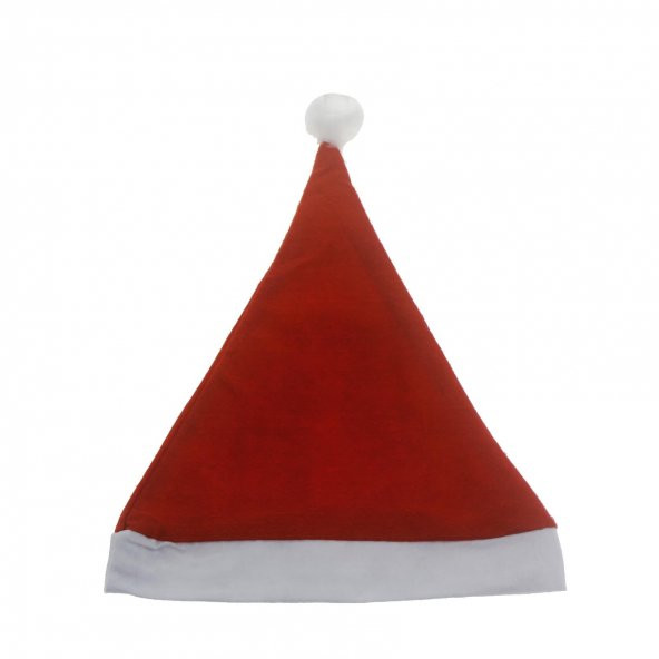 Yılbaşı Noel Şapkası Polar 20x40cm ürün görseli 1