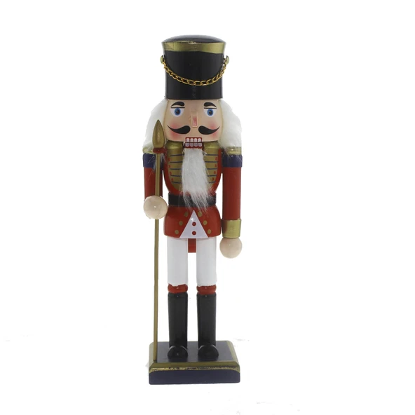 25cm Kurşun Asker Ahşap Yılbaşı Dekoru Mod.5 ürün görseli 1